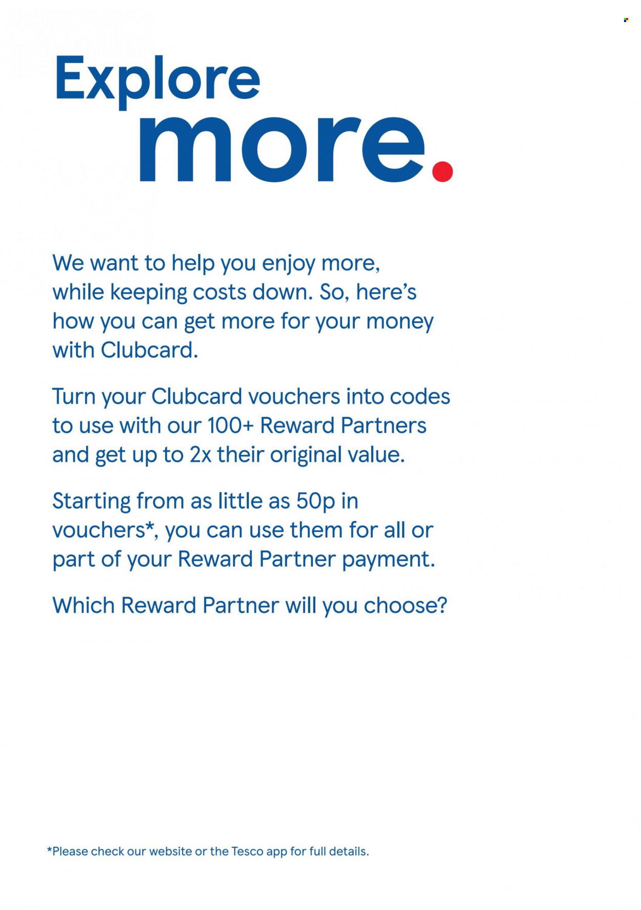 Tesco offer . Page 6.
