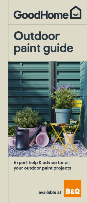 B&Q - Outdoor paint guide