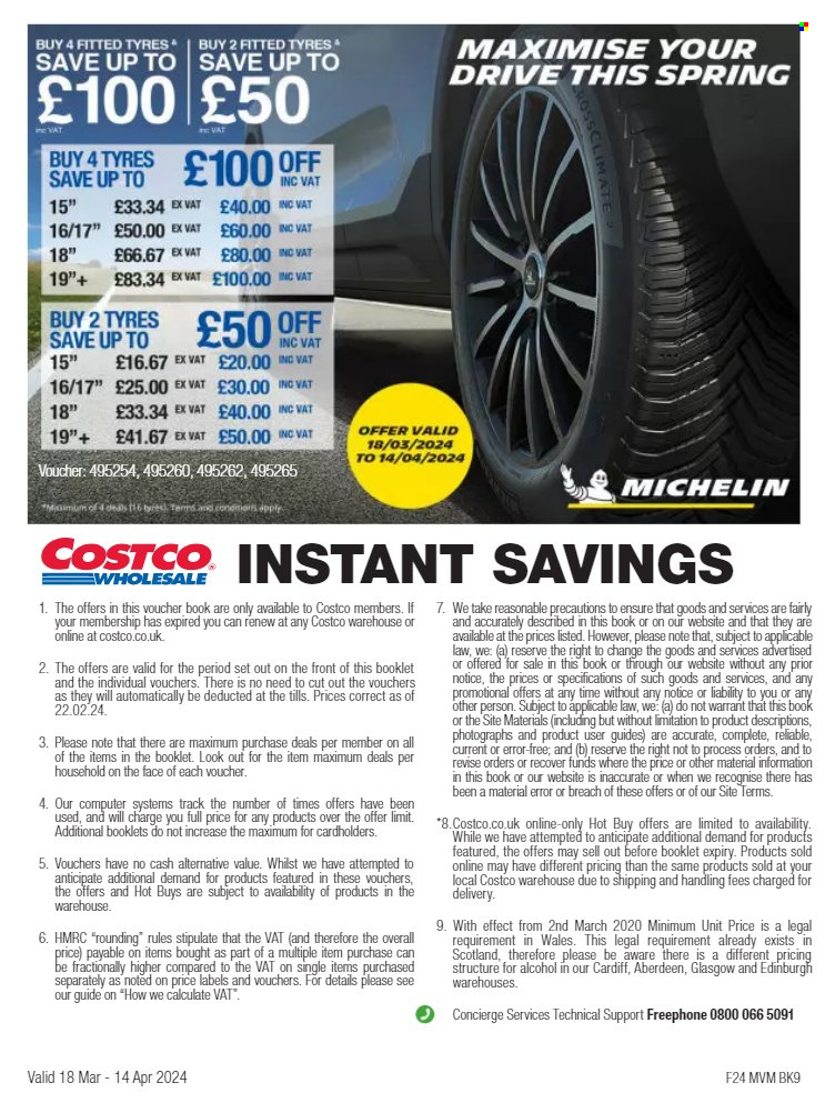 Costco offer  - 18.3.2024 - 14.4.2024. Page 35.
