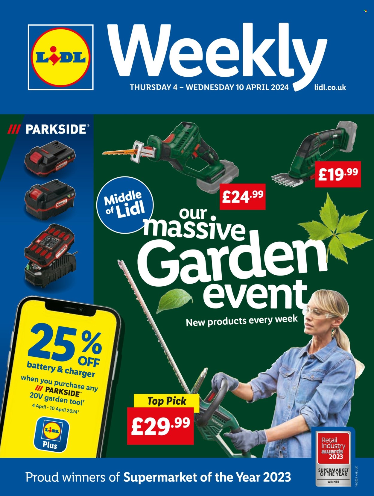 Lidl offer  - 4.4.2024 - 10.4.2024. Page 1.