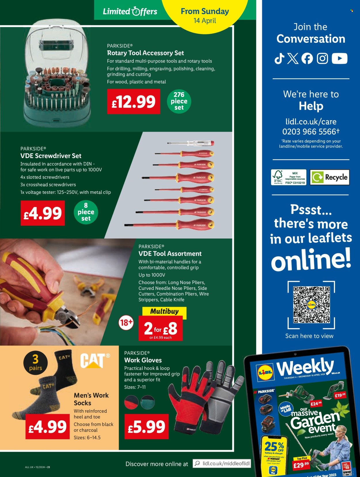 Lidl offer  - 11.4.2024 - 17.4.2024. Page 23.
