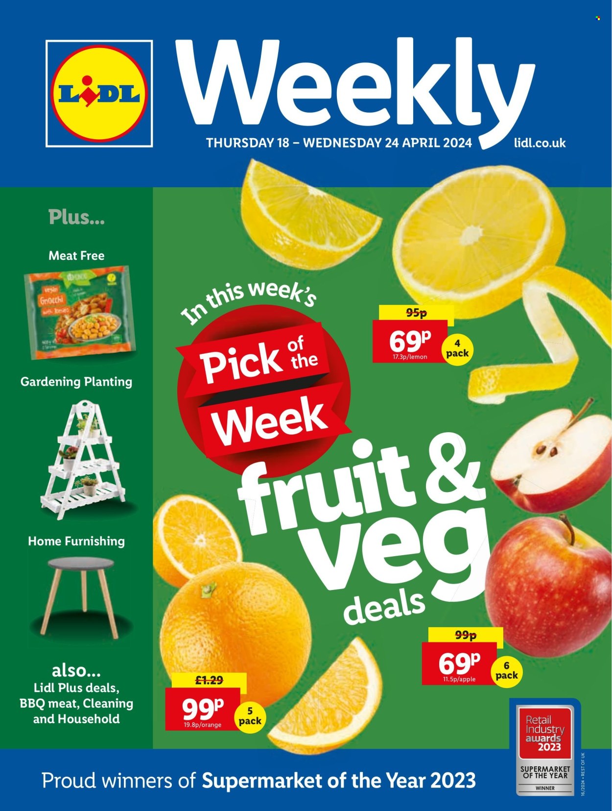 Lidl offer  - 18.4.2024 - 24.4.2024. Page 1.