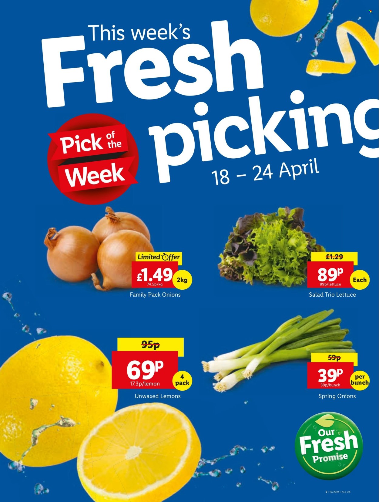 Lidl offer  - 18.4.2024 - 24.4.2024. Page 2.