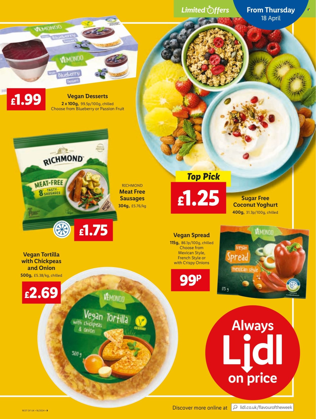 Lidl offer  - 18.4.2024 - 24.4.2024. Page 11.