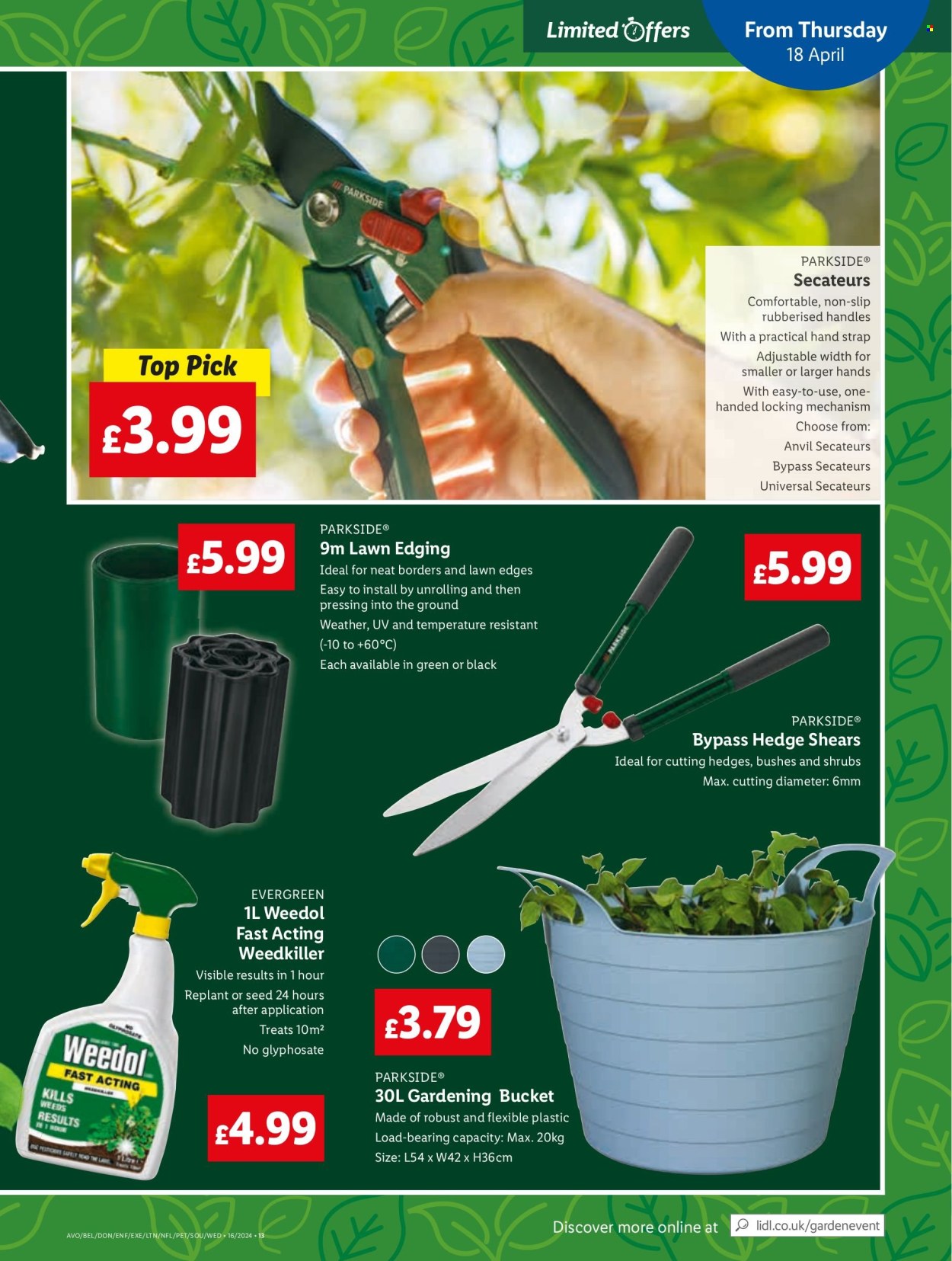 Lidl offer  - 18.4.2024 - 24.4.2024. Page 15.
