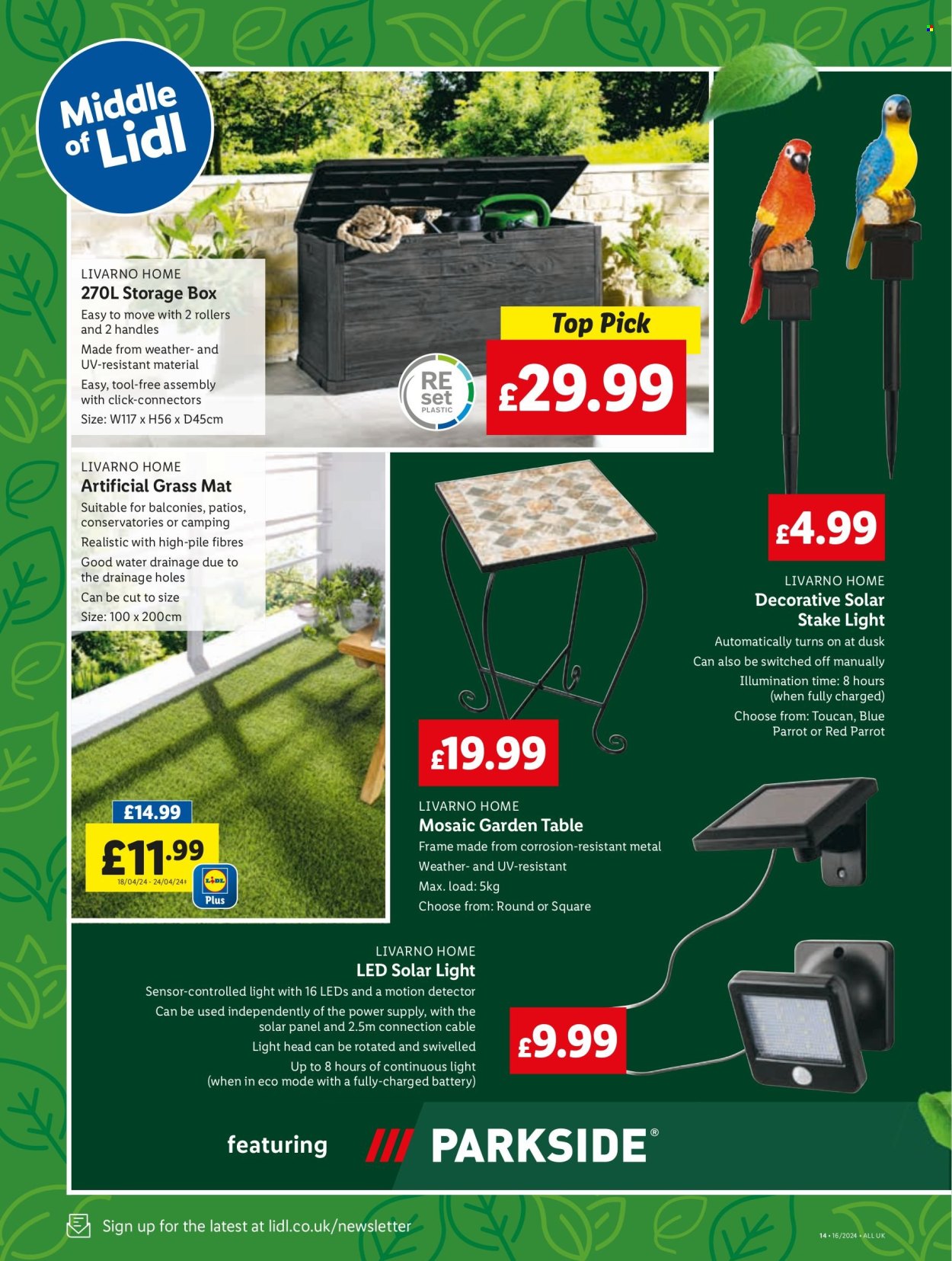 Lidl offer  - 18.4.2024 - 24.4.2024. Page 16.