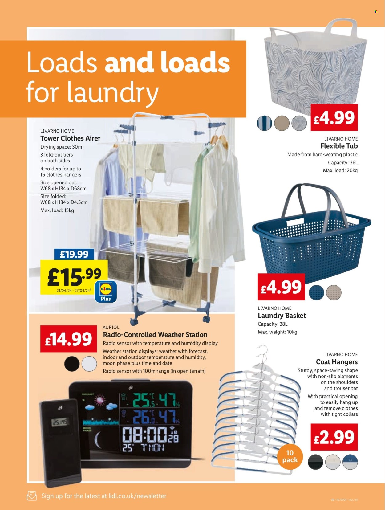 Lidl offer  - 18.4.2024 - 24.4.2024. Page 22.