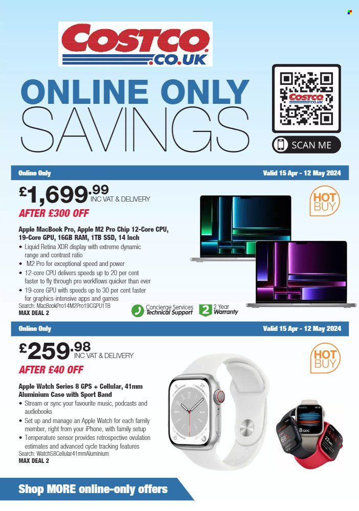 Costco offer  - 15.4.2024 - 12.5.2024. Page 22.