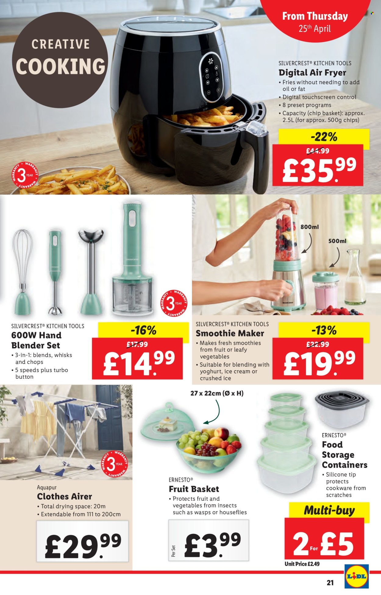 Lidl offer  - 23.4.2024 - 23.4.2024. Page 21.