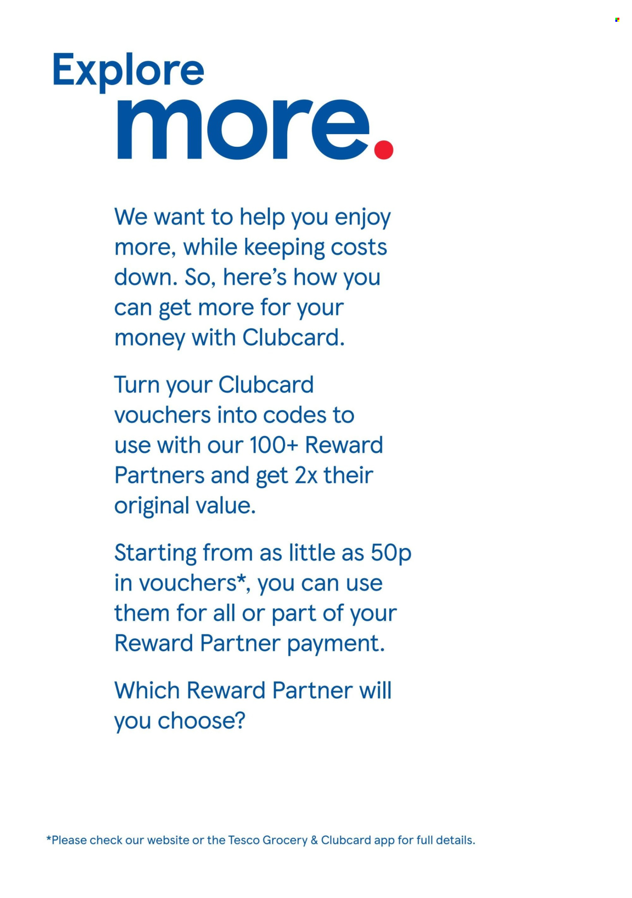 Tesco offer . Page 6.