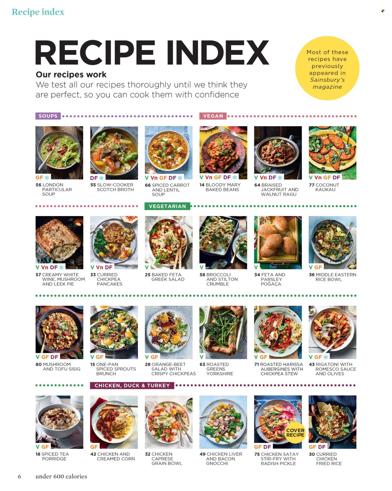 Sainsbury's offer . Page 6.