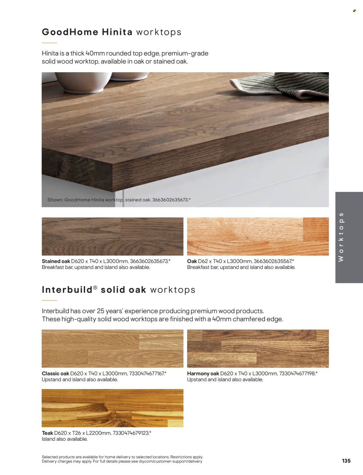 B&Q offer . Page 135.