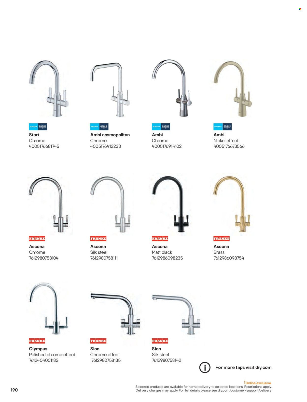 B&Q offer . Page 190.