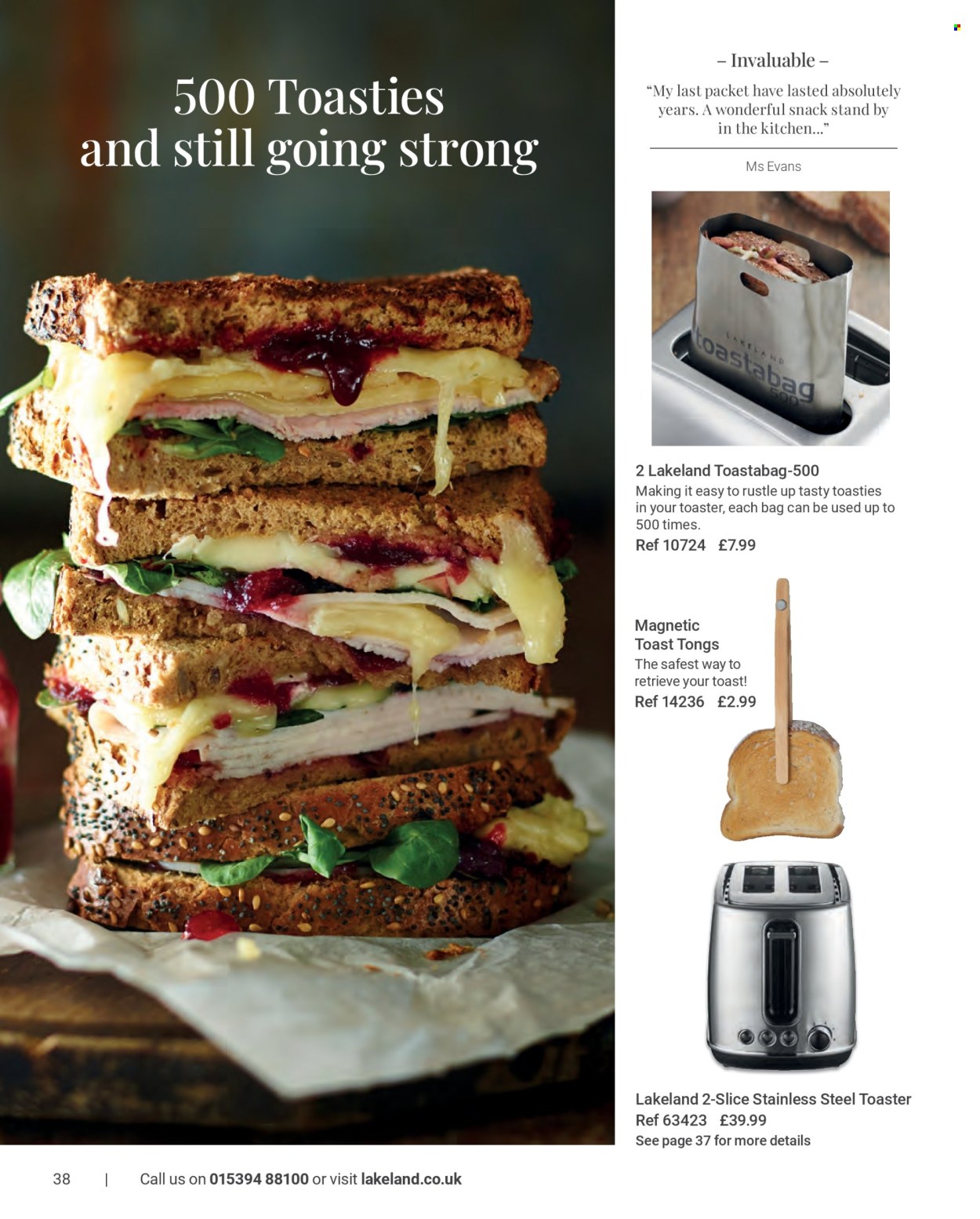 Lakeland offer . Page 38.