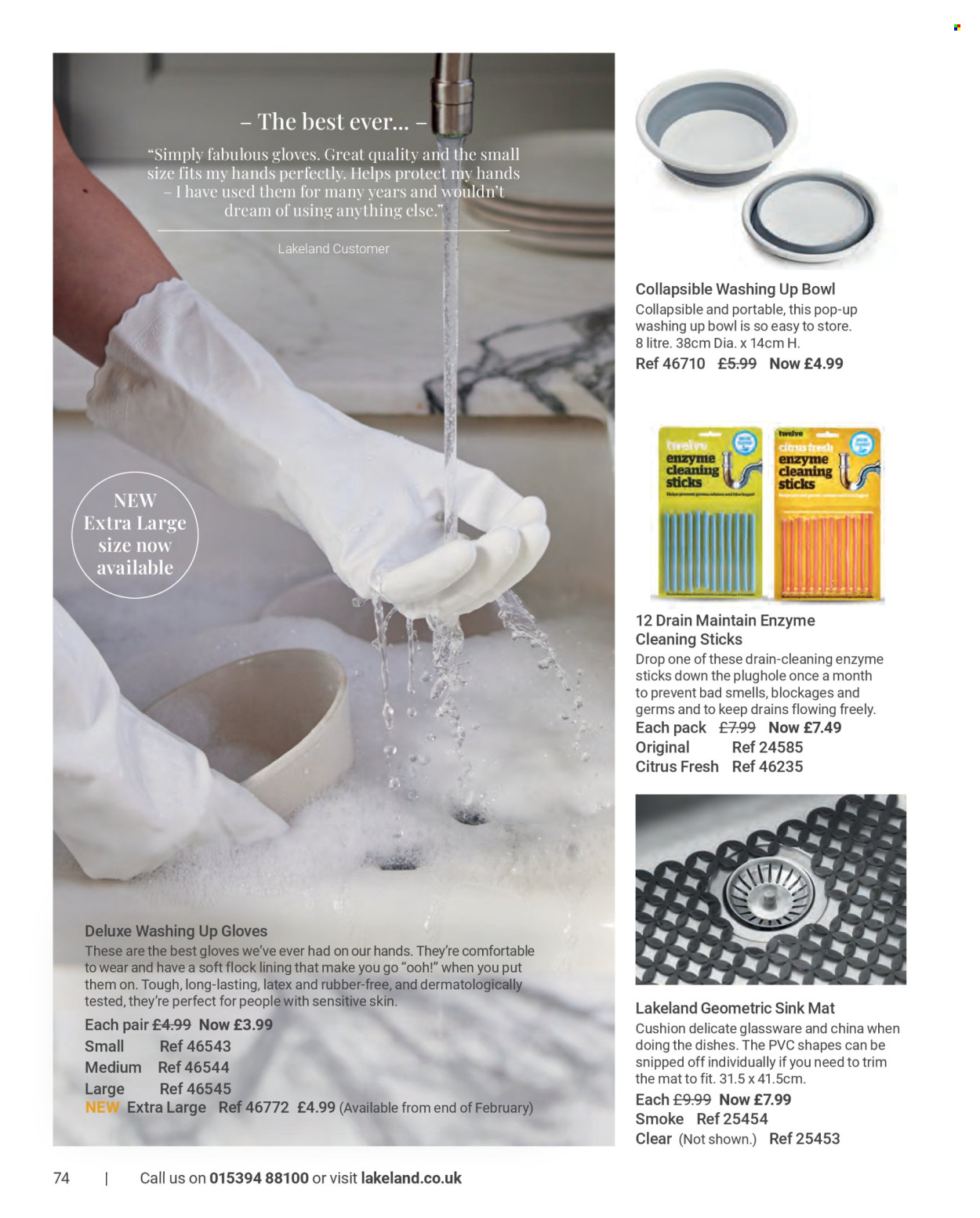 Lakeland offer . Page 74.
