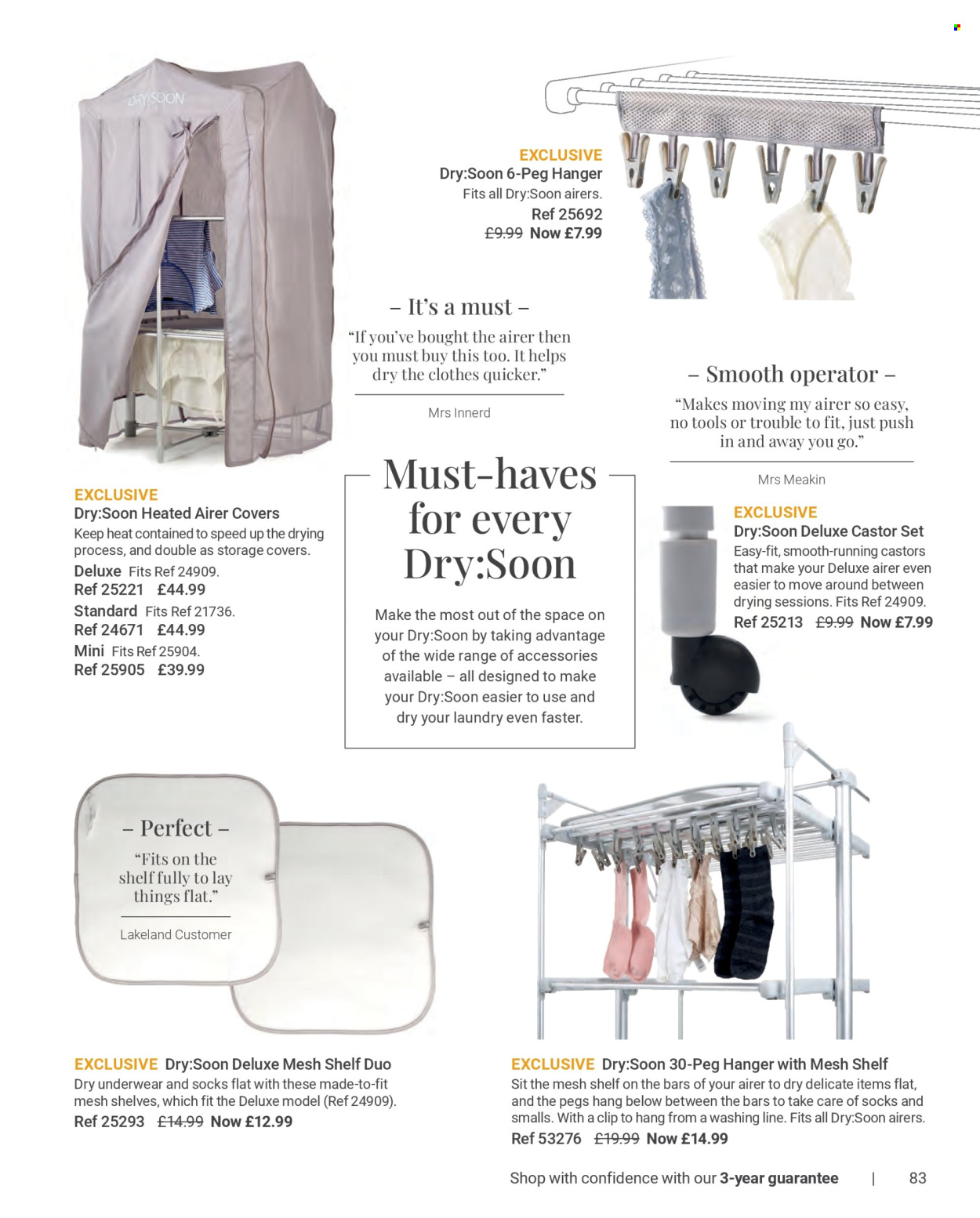 Lakeland offer . Page 83.