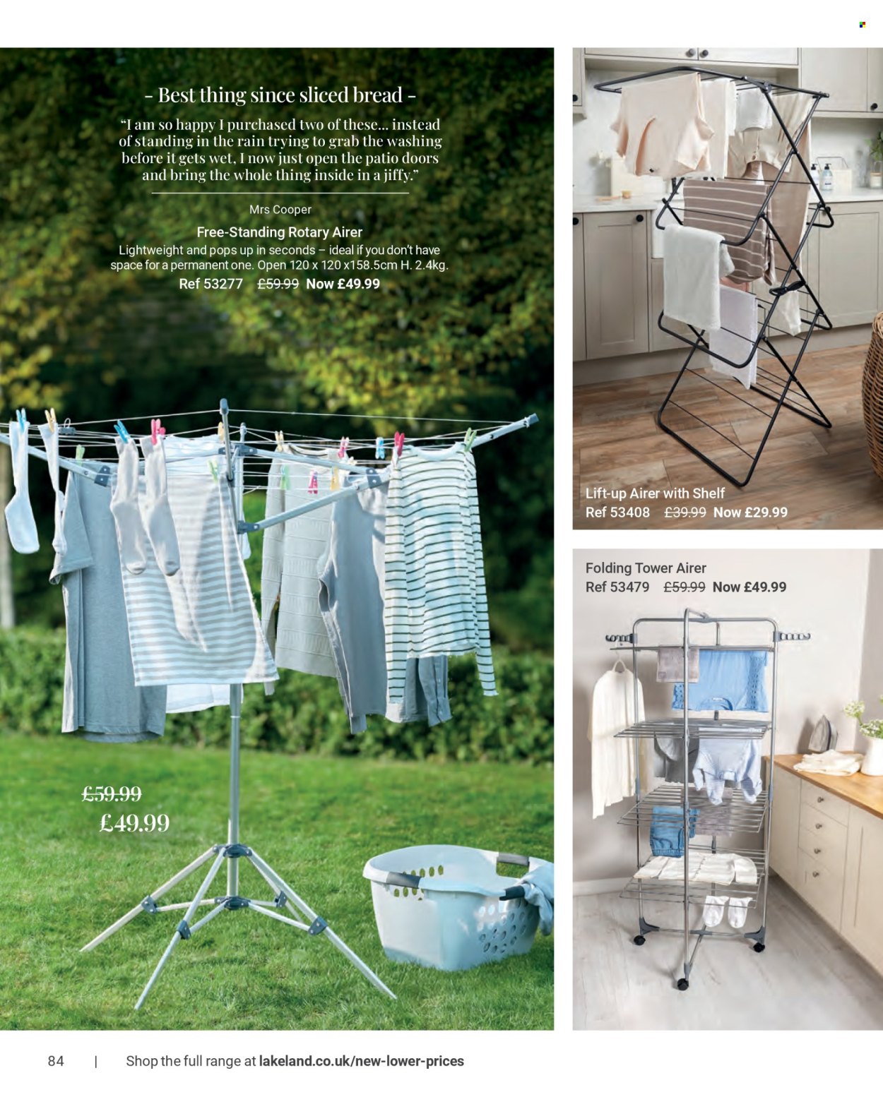 Lakeland offer . Page 84.