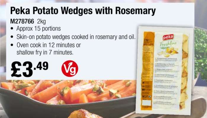 Peka Potato Wedges with Rosemary