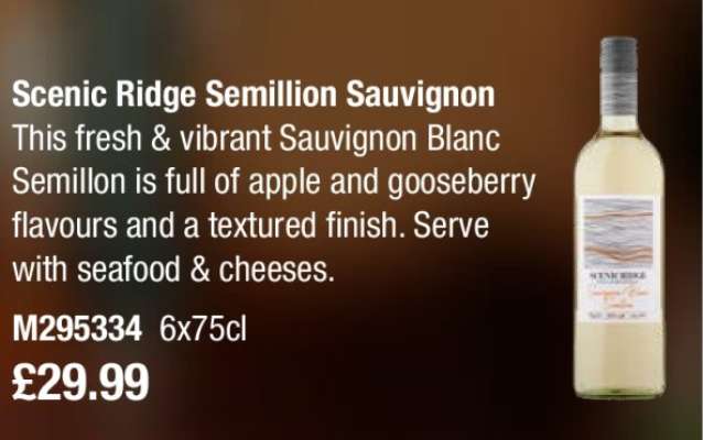 Scenic Ridge Semillion Sauvignon