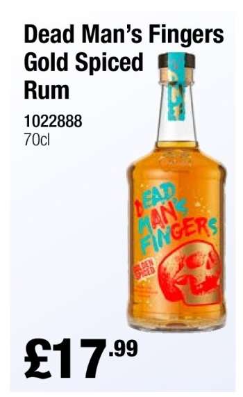 Dead Man’s Fingers Gold Spiced Rum