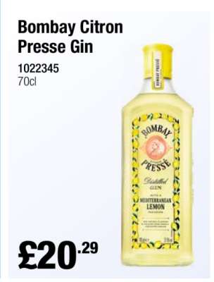 Bombay Citron Presse Gin