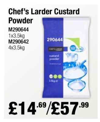Chef’s Larder Custard Powder