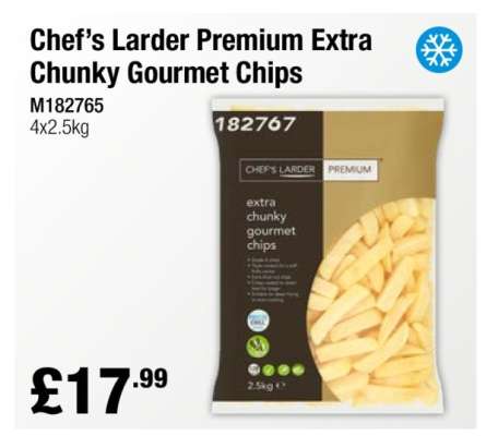 Chef’s Larder Premium Extra Chunky Gourmet Chips
