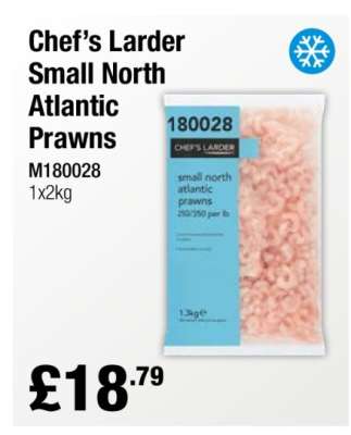 Chef’s Larder Small North Atlantic Prawns