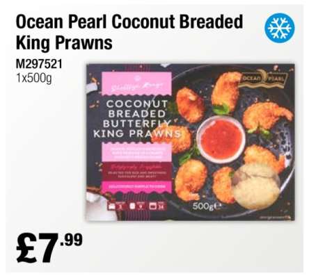 Ocean Pearl Coconut Breaded King Prawns