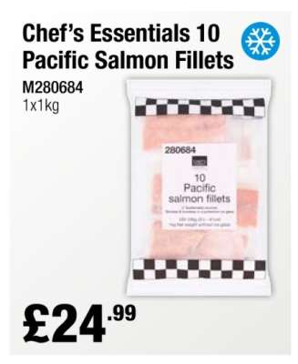 Chef’s Essentials 10 Pacific Salmon Fillets