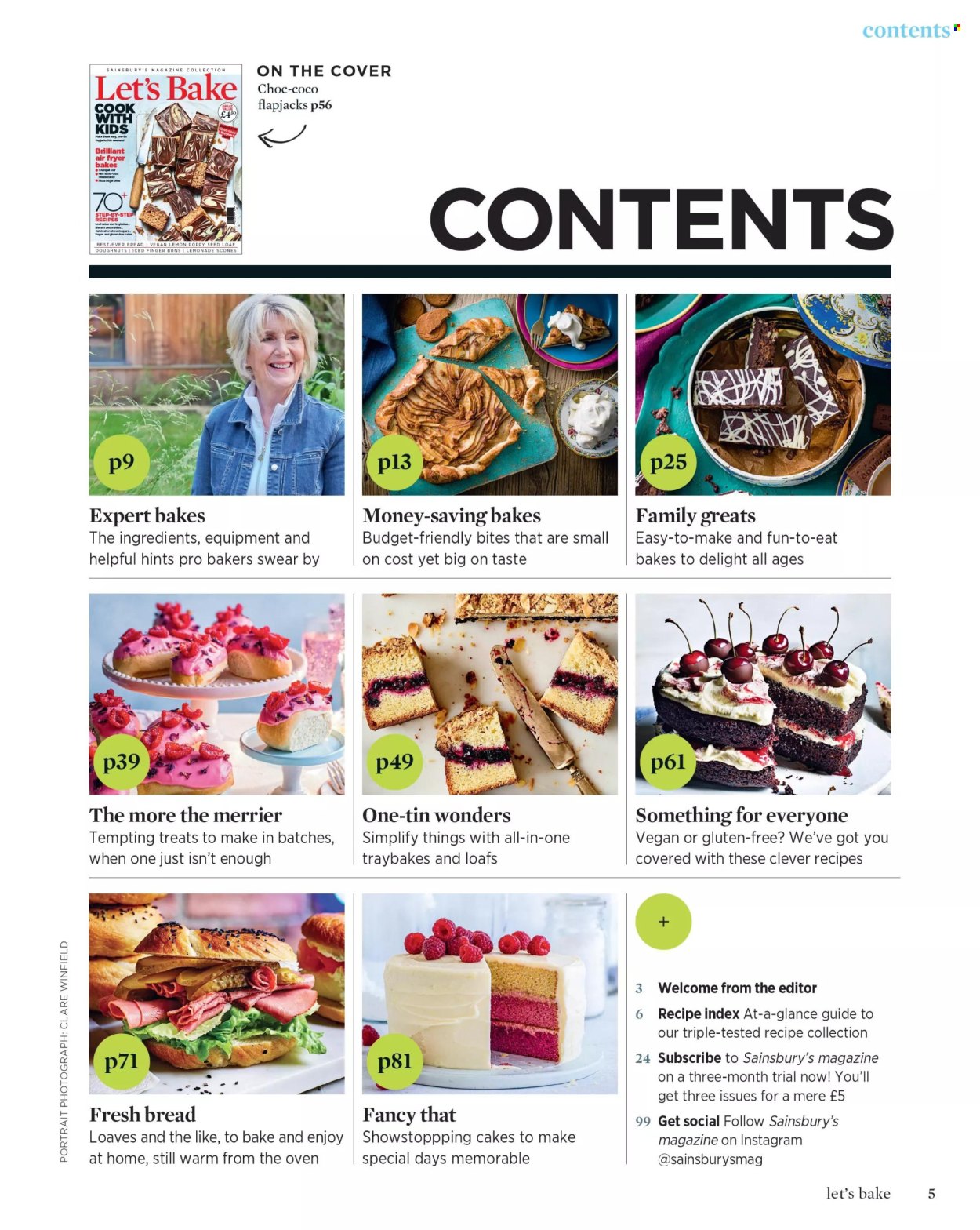 Sainsbury's offer . Page 5.