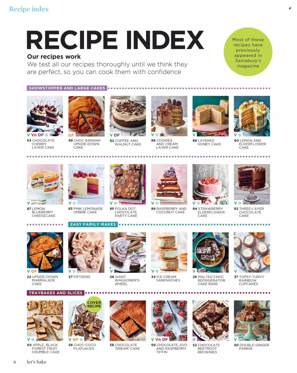 Sainsbury's offer . Page 6.