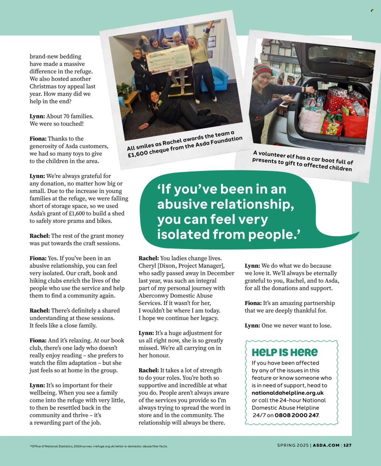 ASDA offer . Page 127.