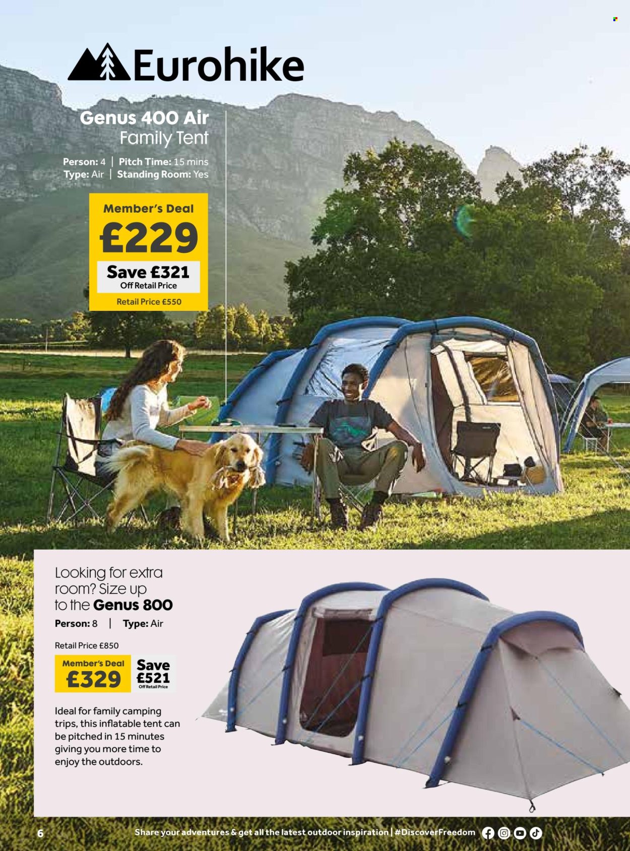 GO Outdoors offer  - 11.4.2025 - 19.5.2025. Page 6.