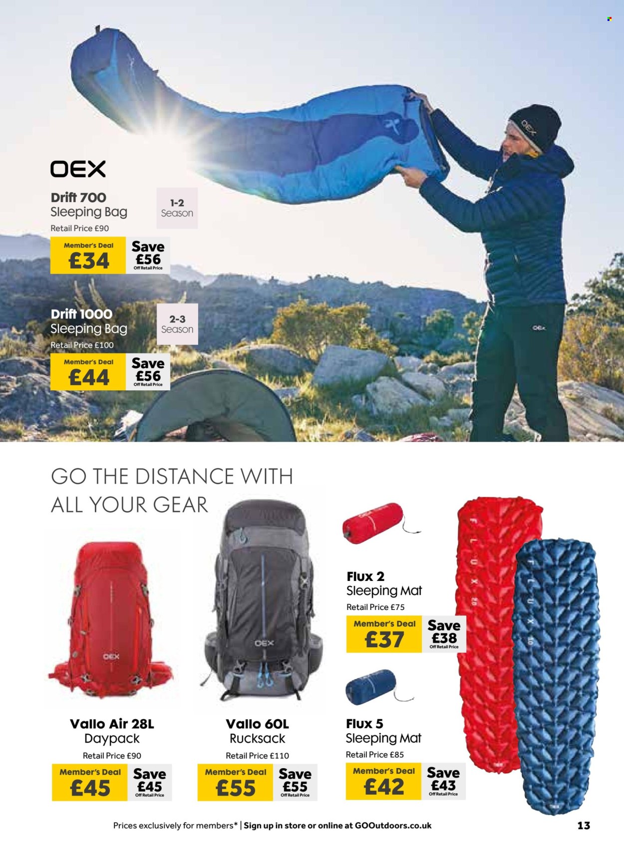 GO Outdoors offer  - 11.4.2025 - 19.5.2025. Page 13.