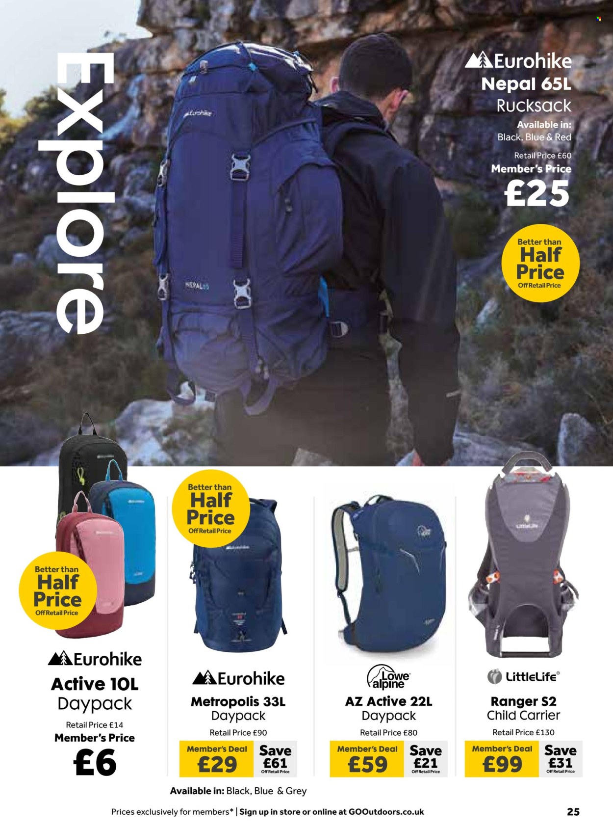 GO Outdoors offer  - 11.4.2025 - 19.5.2025. Page 25.