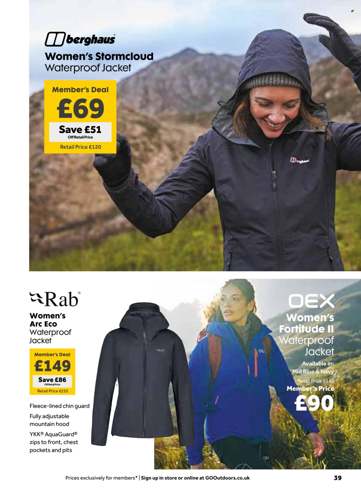 GO Outdoors offer  - 11.4.2025 - 19.5.2025. Page 39.