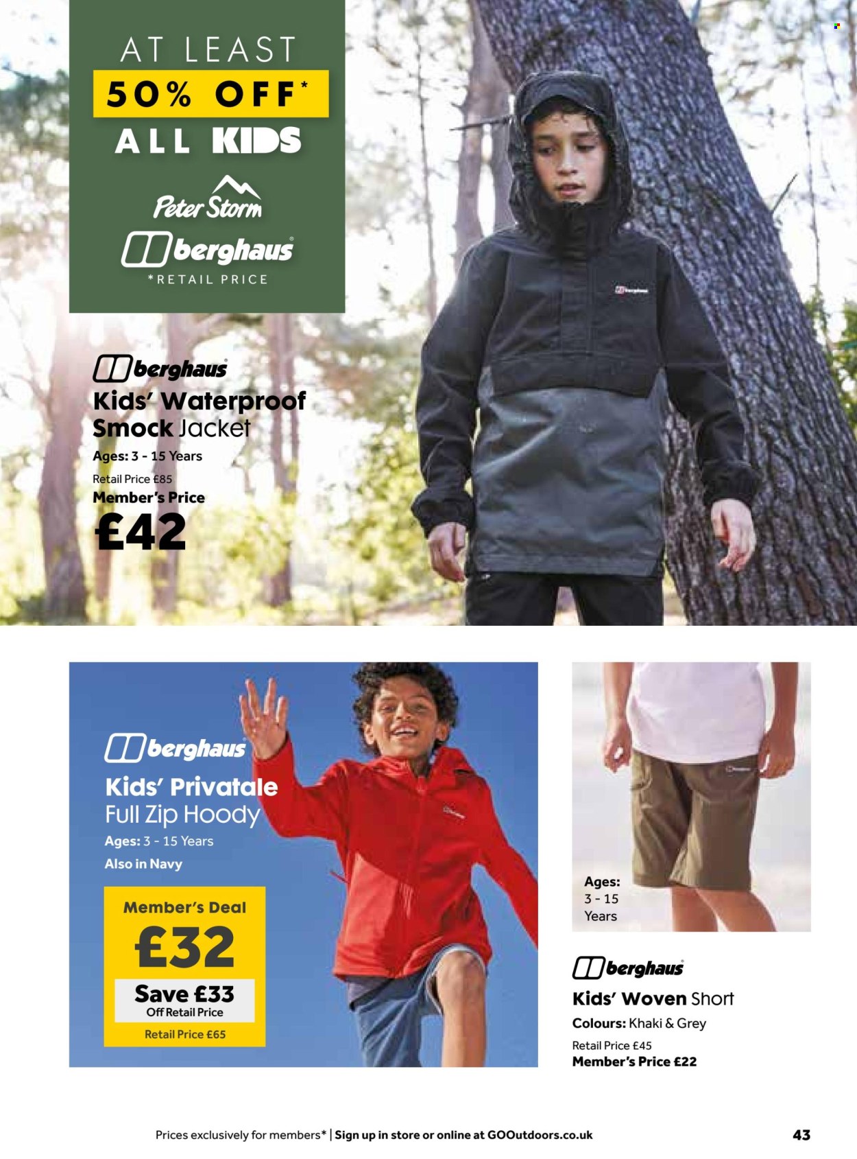 GO Outdoors offer  - 11.4.2025 - 19.5.2025. Page 43.