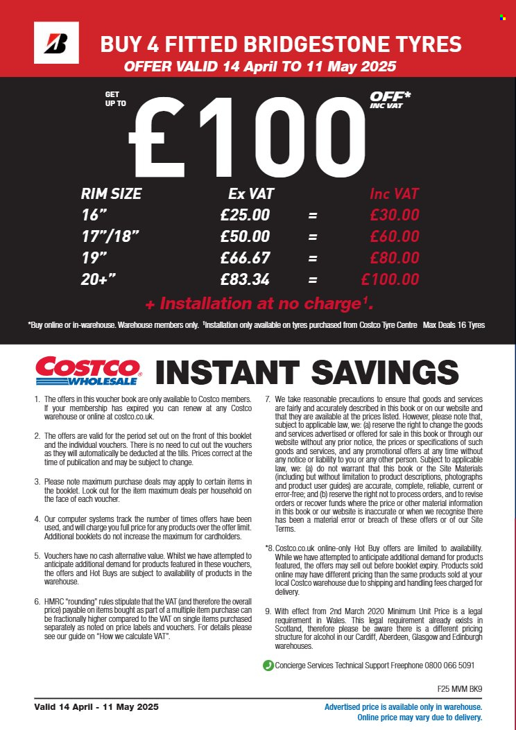 Costco offer  - 14.4.2025 - 11.5.2025. Page 36.
