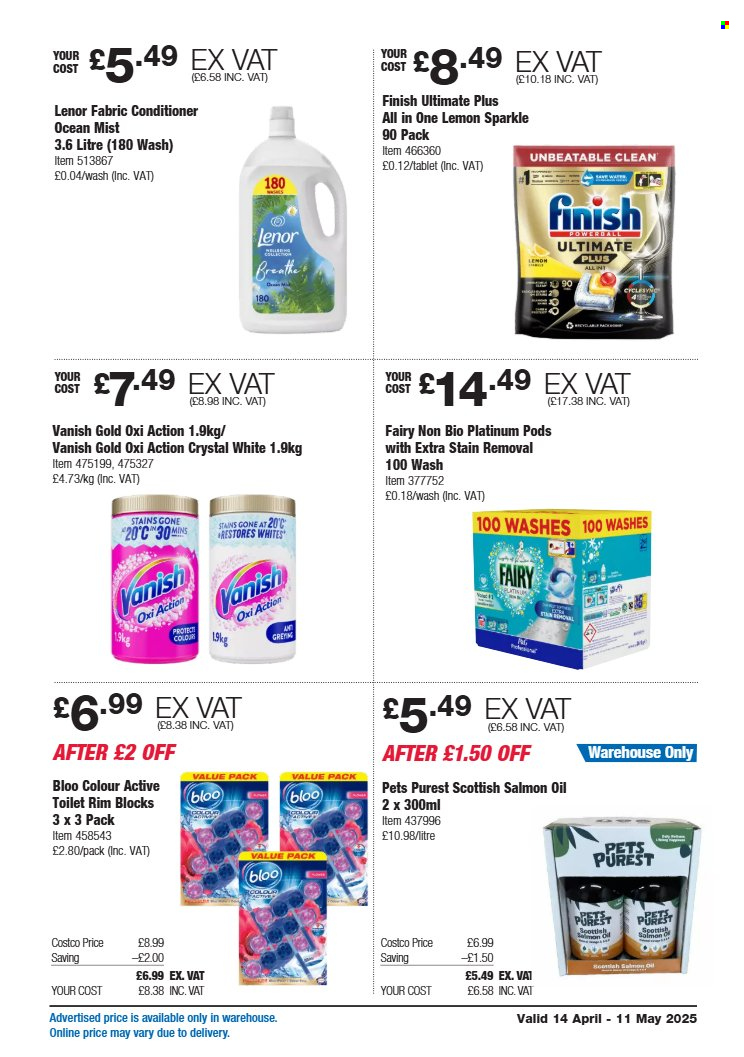 Costco offer  - 14.4.2025 - 11.5.2025. Page 25.