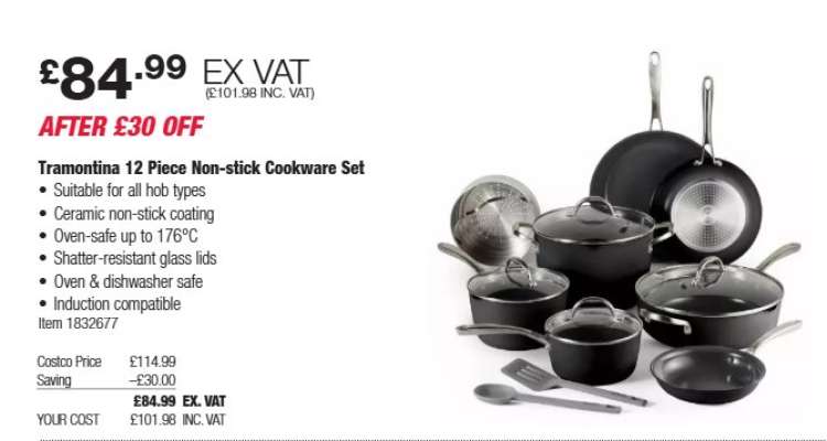 Tramontina 12 Piece Non-stick Cookware Set