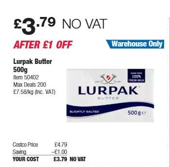 Lurpak Butter 500g