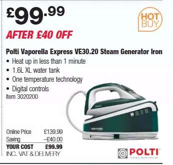 Polti Vaporella Express VE30.20 Steam Generator Iron