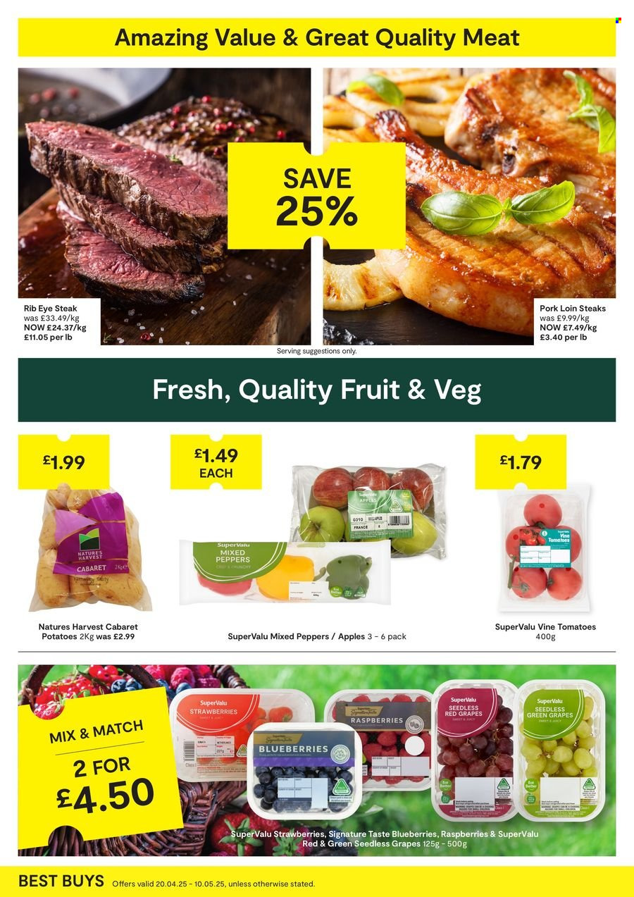SuperValu offer  - 20.4.2025 - 10.5.2025. Page 8.