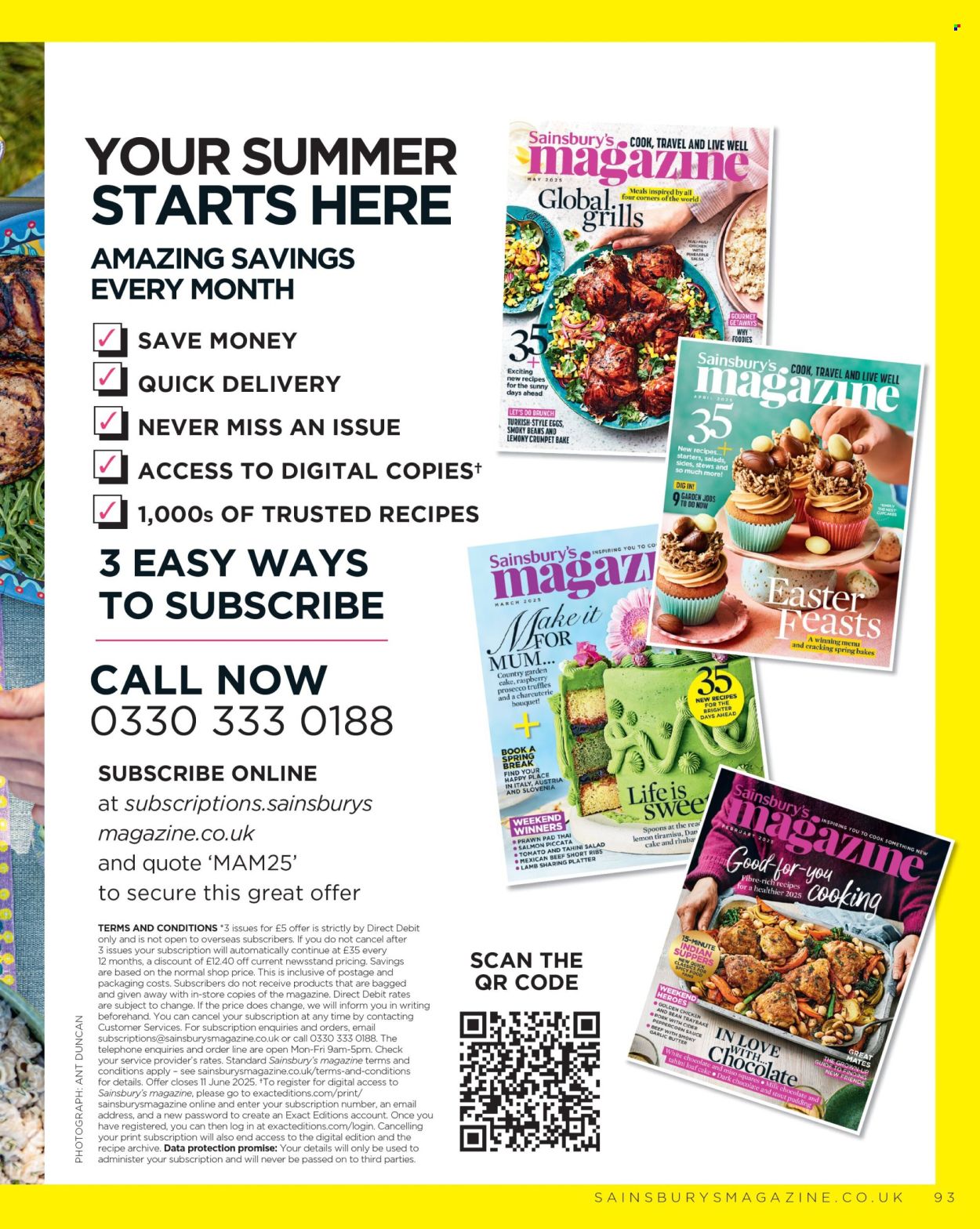 Sainsbury's offer  - 1.5.2025 - 31.5.2025. Page 93.