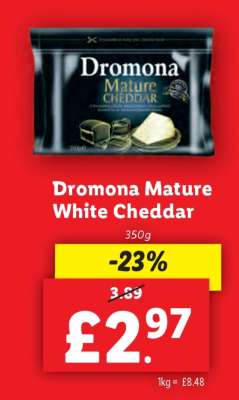 Dromona Mature White Cheddar