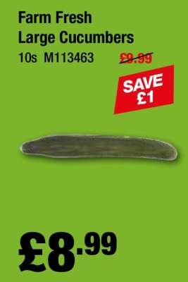 Farm Fresh Large Cucumbers
