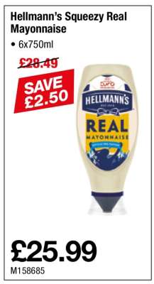 Hellmann’s Squeezy Real Mayonnaise