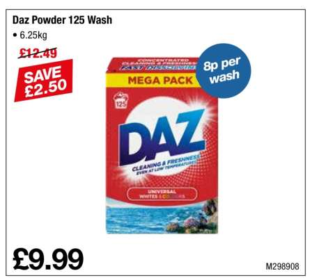Daz Powder 125 Wash