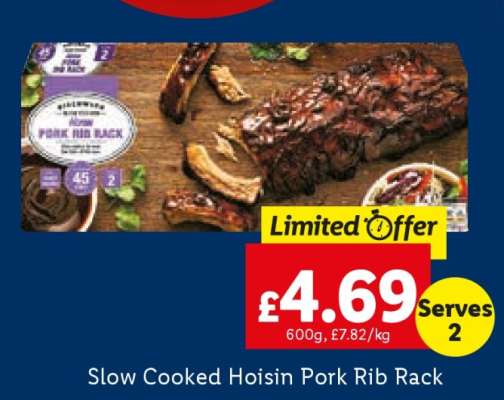 Slow Cooked Hoisin Pork Rib Rack